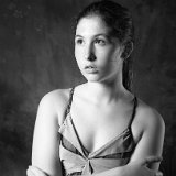 AISD14b08073cBWRF  "Bare Essential" portrait and figurative art photography by Jeff Knowles : black and white, portrait, fine portrait, bare, essential, nude, naked, pure, purity, figurative, adult, child, parent, sibling, pregnancy, maternity, teen, preteen, tween